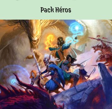 Présentation du pack contenant 5 héros pour partir à l'aventure